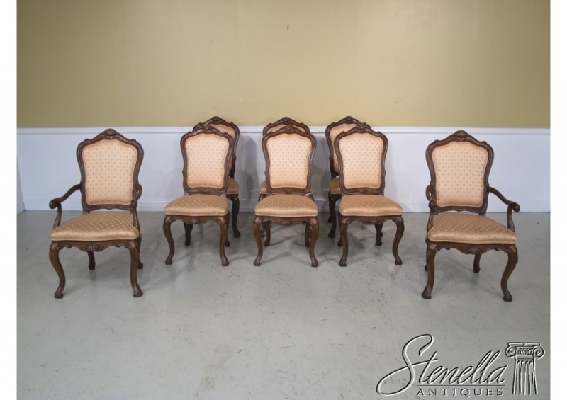 Set Of 8 KARGES French Louis XIV Walnut Dining Room Chairs Set Of 8 KARGES French Louis XIV Walnut Dining Room Chairs