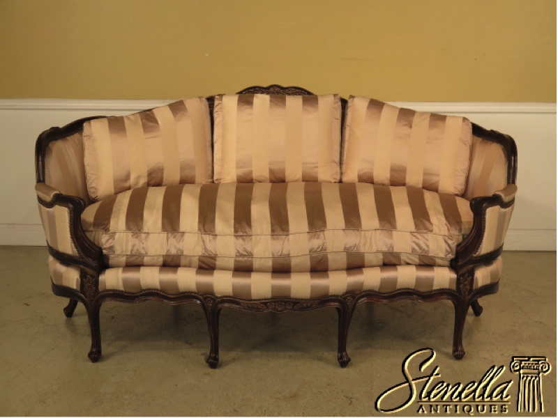 Www Stenellaantiques Descriptions Item 26445e Ej Victor Large French 8 Legged Sofa