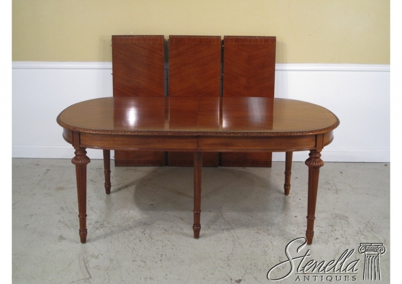 Stenellaantiques Com Descriptions Item 36035 John Widdicomb French Louis Xv Mahogany Dining Room Table
