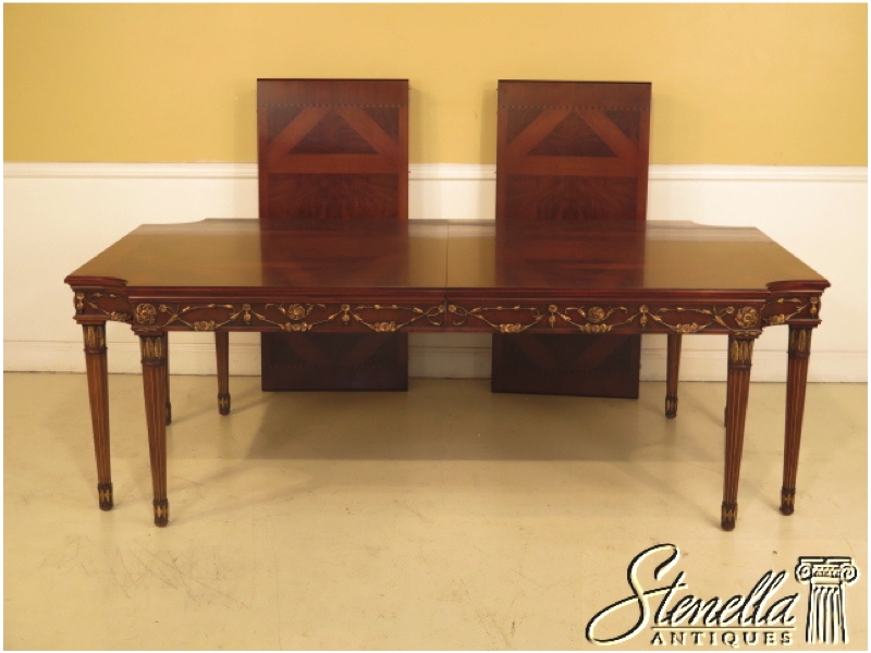 Stenellaantiques Com Ej Victor Newport Regency Style Dining Room Table