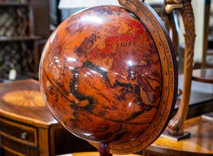 Antique globe